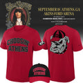 7. Georgia Bulldogs - Ella Langley SEPTEMBER 18 | ATHENS, GA - AKINS FORD ARENA - SOLD OUT T-Shirt - Red