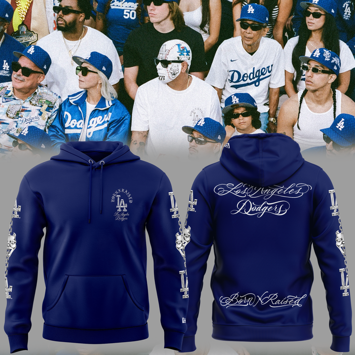 1.Exclusive Edition BORN X RAISED + DODGERS “FOREVER BLUE” Hoodie 2026