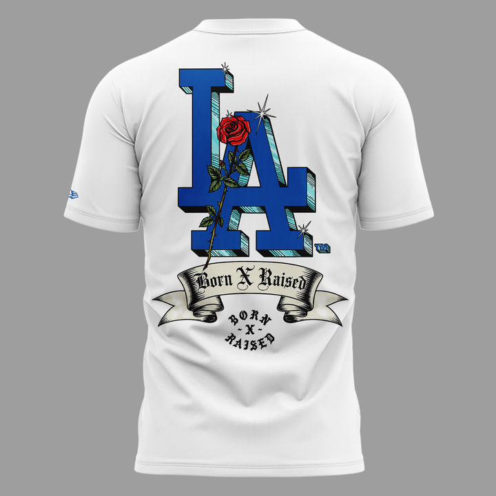 2.Exclusive Edition BORN X RAISED + DODGERS “FOREVER BLUE” T-Shirt 2026