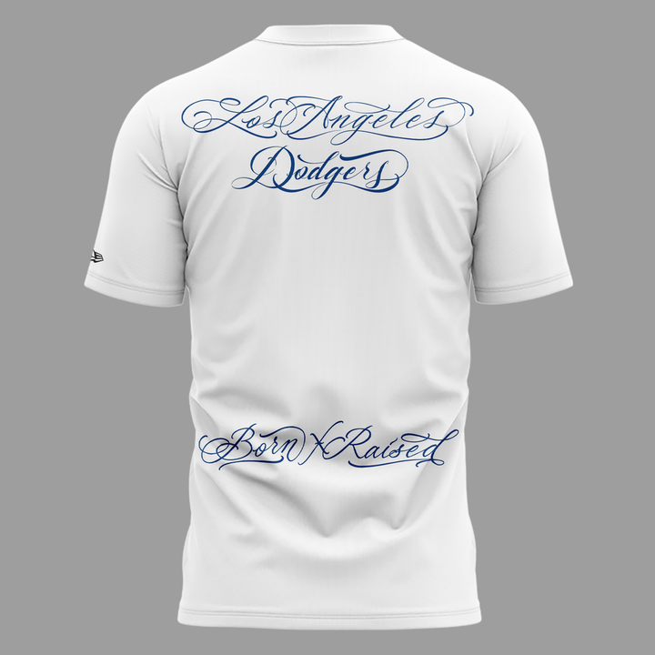4.Exclusive Edition BORN X RAISED + DODGERS “FOREVER BLUE” T-Shirt 2026