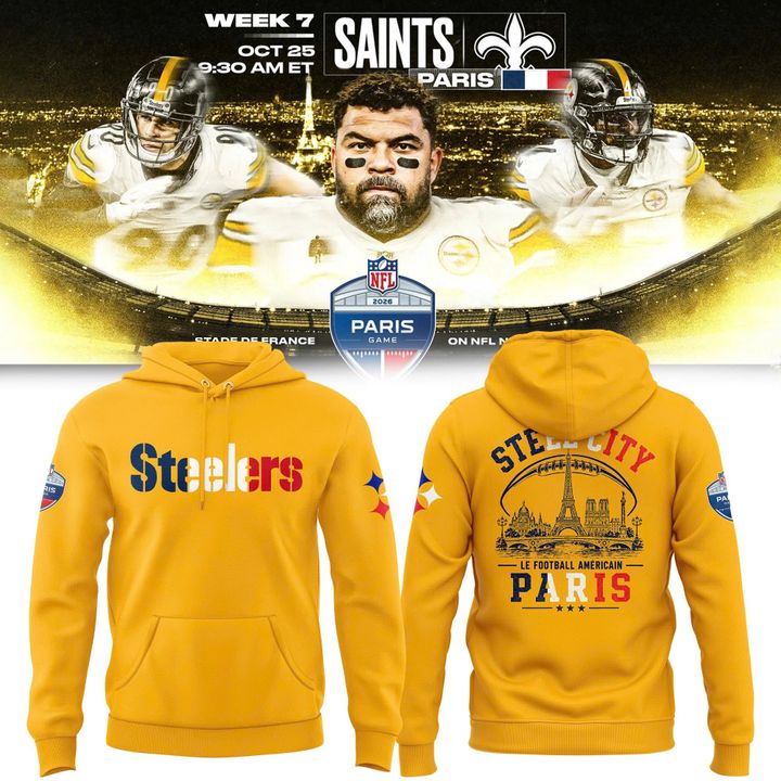 Pittsburgh Steelers 2026 Paris Game Hoodie