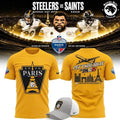 Pittsburgh Steelers 2026 Paris Game Graphic T-Shirt - Yellow