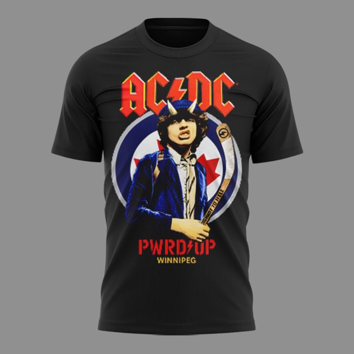 001. AC/DC - Exclusive Winnipeg Event Shirt - Power Up Tour 2026 T-Shirt