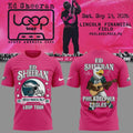 18. Perfect Shirt Ed Sheeran - Loop Tour 2026 x Philadelphia Eagles Mascots T-Shirt