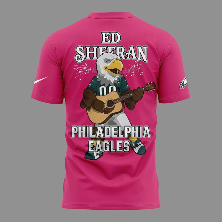 18. Perfect Shirt Ed Sheeran - Loop Tour 2026 x Philadelphia Eagles Mascots T-Shirt