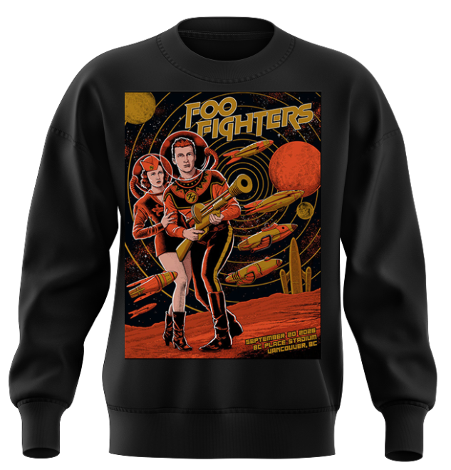 Foo Fighters BC Place Vancouver 2026 Tour Limited Edition Sweat