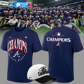 Atlanta Braves Navy 2026 NL East Division Champions T-Shirt