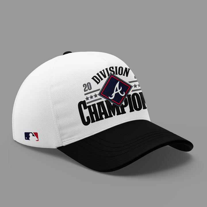 01.Atlanta Braves Navy 2026 NL East Division Champions T-Shirt