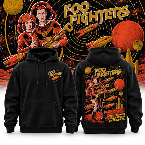 Foo Fighters BC Place Vancouver 2026 Tour Limited Edition hoodie_001