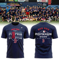 Boston Red Sox 2026 Postseason Clinched T-Shirt - Navy Blue Locker Room Tee