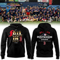 Boston Red Sox 2026 Postseason Hoodie - Fall In October Black Pullover