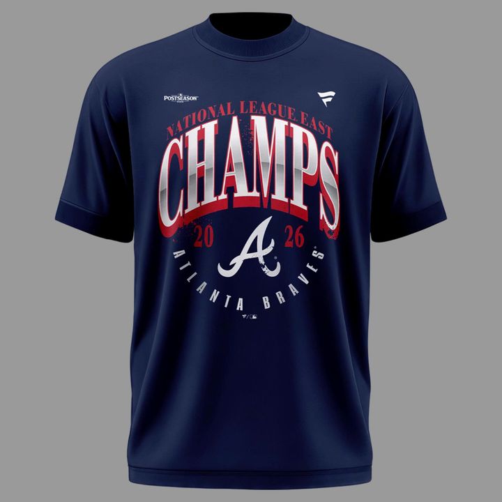 Atlanta Braves 2026 National League East Division Champions T-Shirt