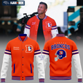 1.Exclusive Version Denver Broncos Throw Back Bomber Jacket