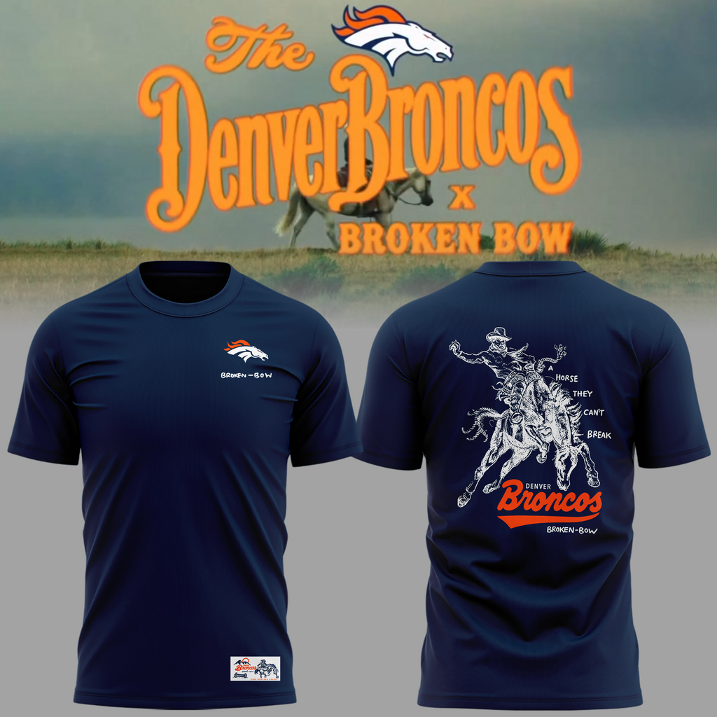 Limited edition Broken Bow x Denver Broncos 2026 T-shirt