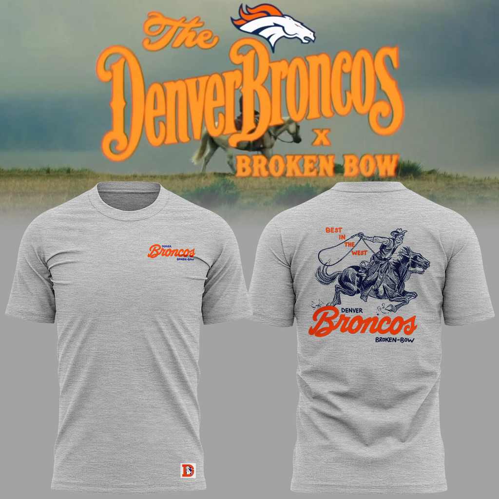 03.Limited edition Broken Bow x Denver Broncos 2026 T-shirt