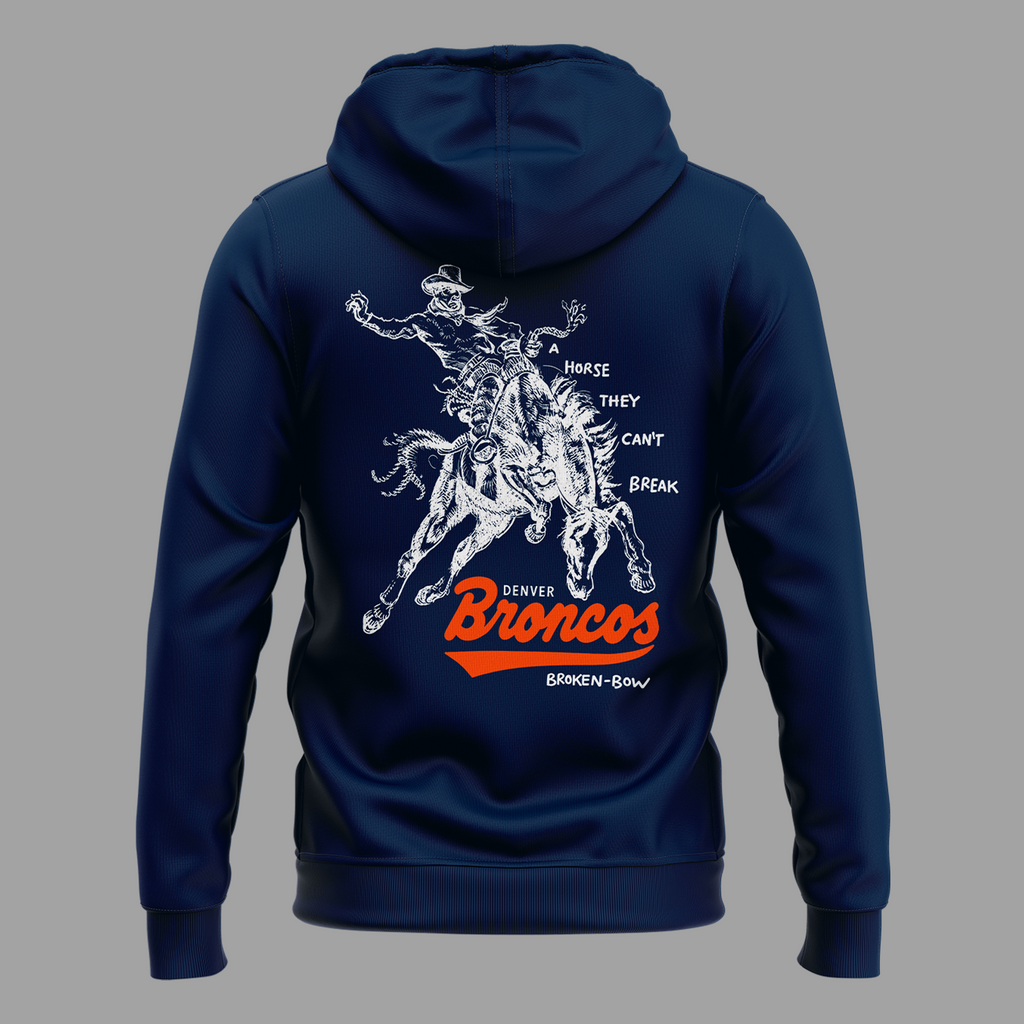 Limited edition Broken Bow x Denver Broncos 2026 Hoodie