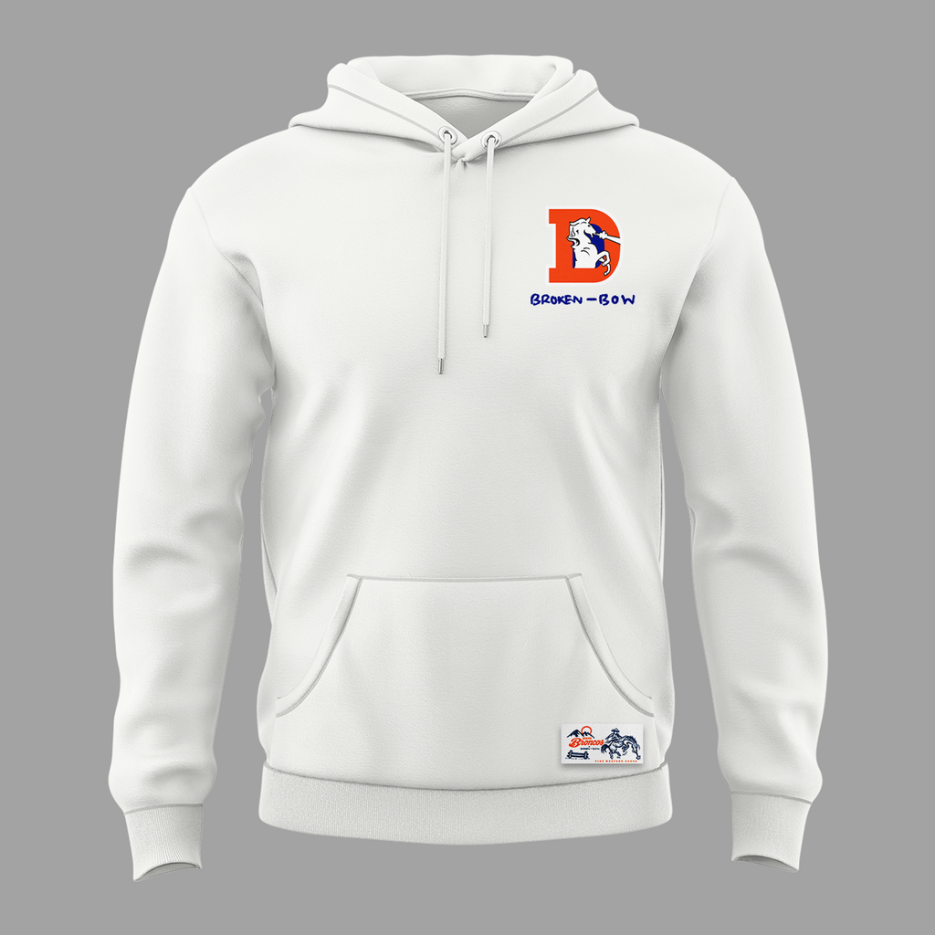 02.Limited edition Broken Bow x Denver Broncos 2026 Hoodie