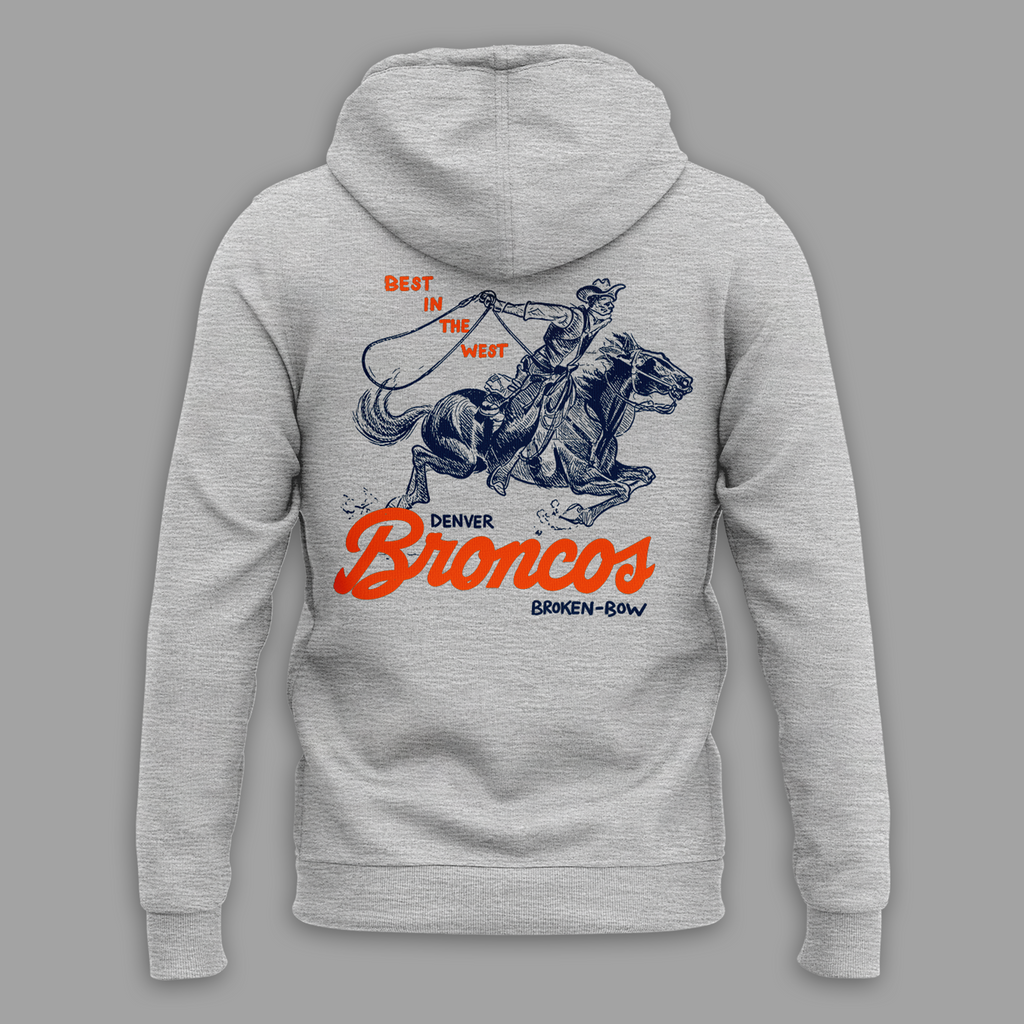 03.Limited edition Broken Bow x Denver Broncos 2026 Hoodie