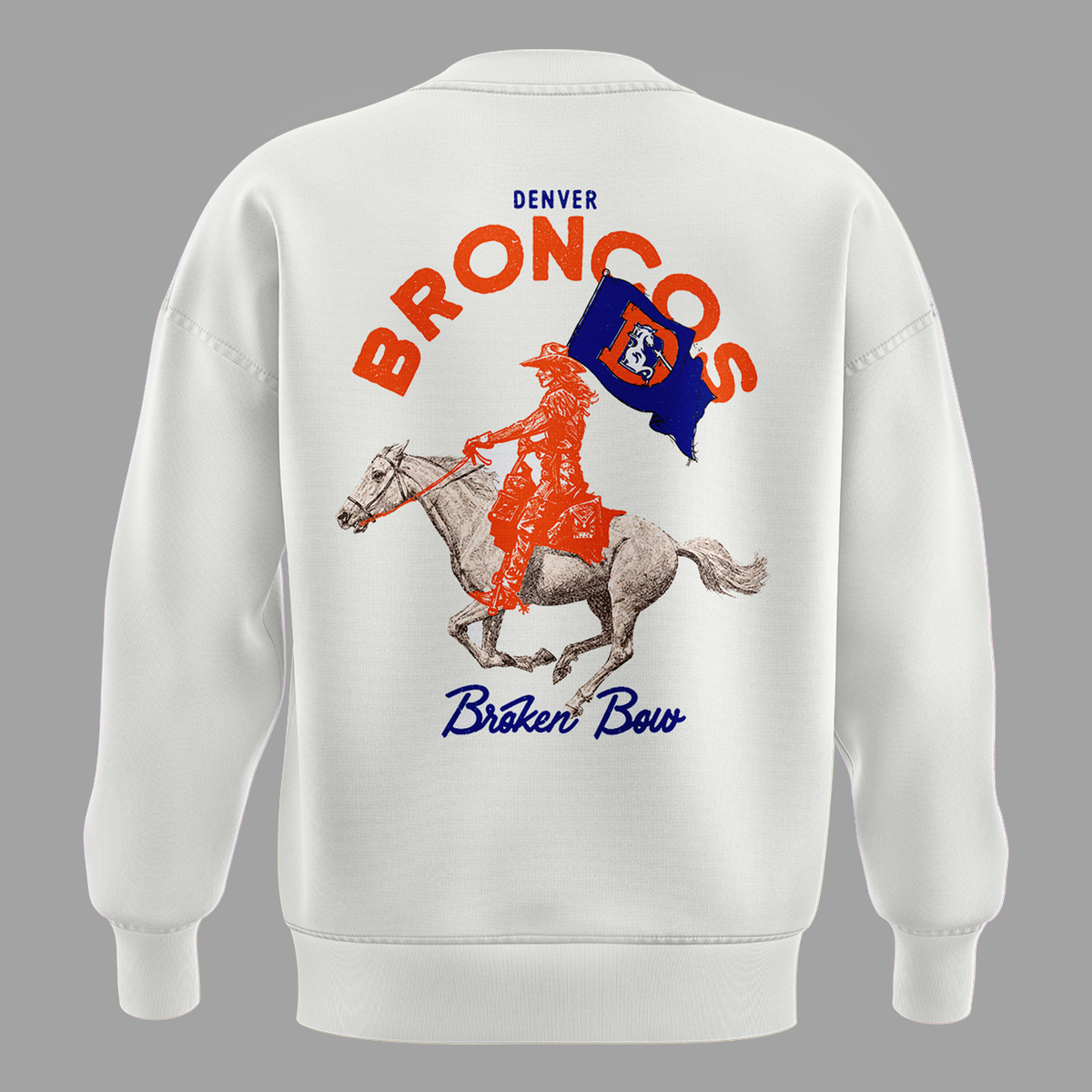 02.Limited edition Broken Bow x Denver Broncos 2026 SWEATSHIRT