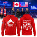 Unisex Red Buffalo Bills Canada "Bills Backers" Throwback logo Pullover Hoodie