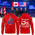 Unisex Red Buffalo Bills Canada "Bills Backers" Special Pullover Hoodie