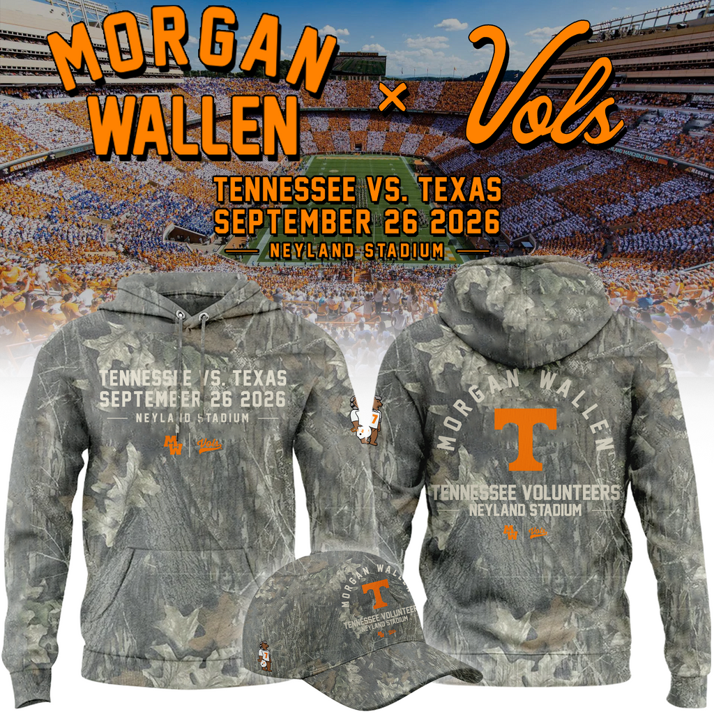 01.Morgan Wallen x Tennessee Volunteers Camo Event 2026 -Hoodie