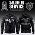 Unisex Chicago Bears 2026 NFL Salute to Service Camo Hoodie