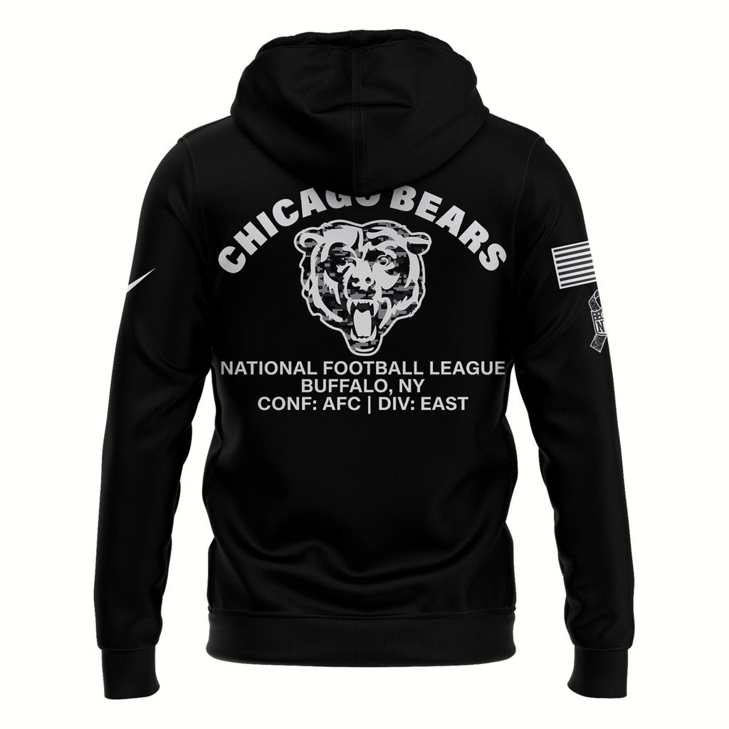 Unisex Chicago Bears 2026 NFL Salute to Service Hoodie