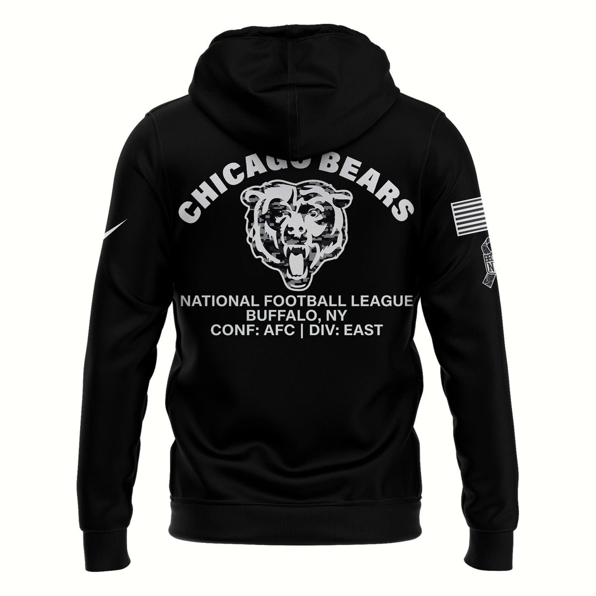 Unisex Chicago Bears 2026 NFL Salute to Service Hoodie