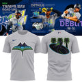 Unisex Gray Tampa Bay Rays 2026 MLB Road Limited T-shirt