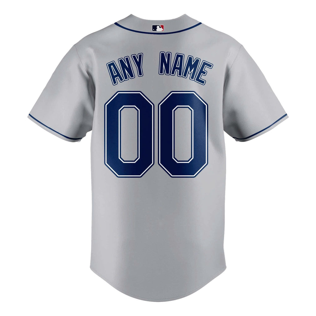 Unisex Gray Tampa Bay Rays 2026 MLB Road Uniform - Custom