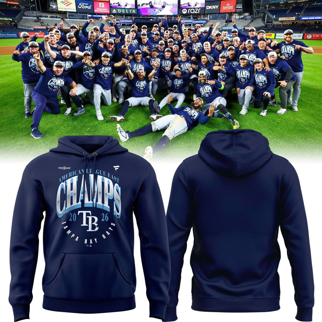 Tampa Bay Rays Navy 2026 AL East Division Champions Hoodie