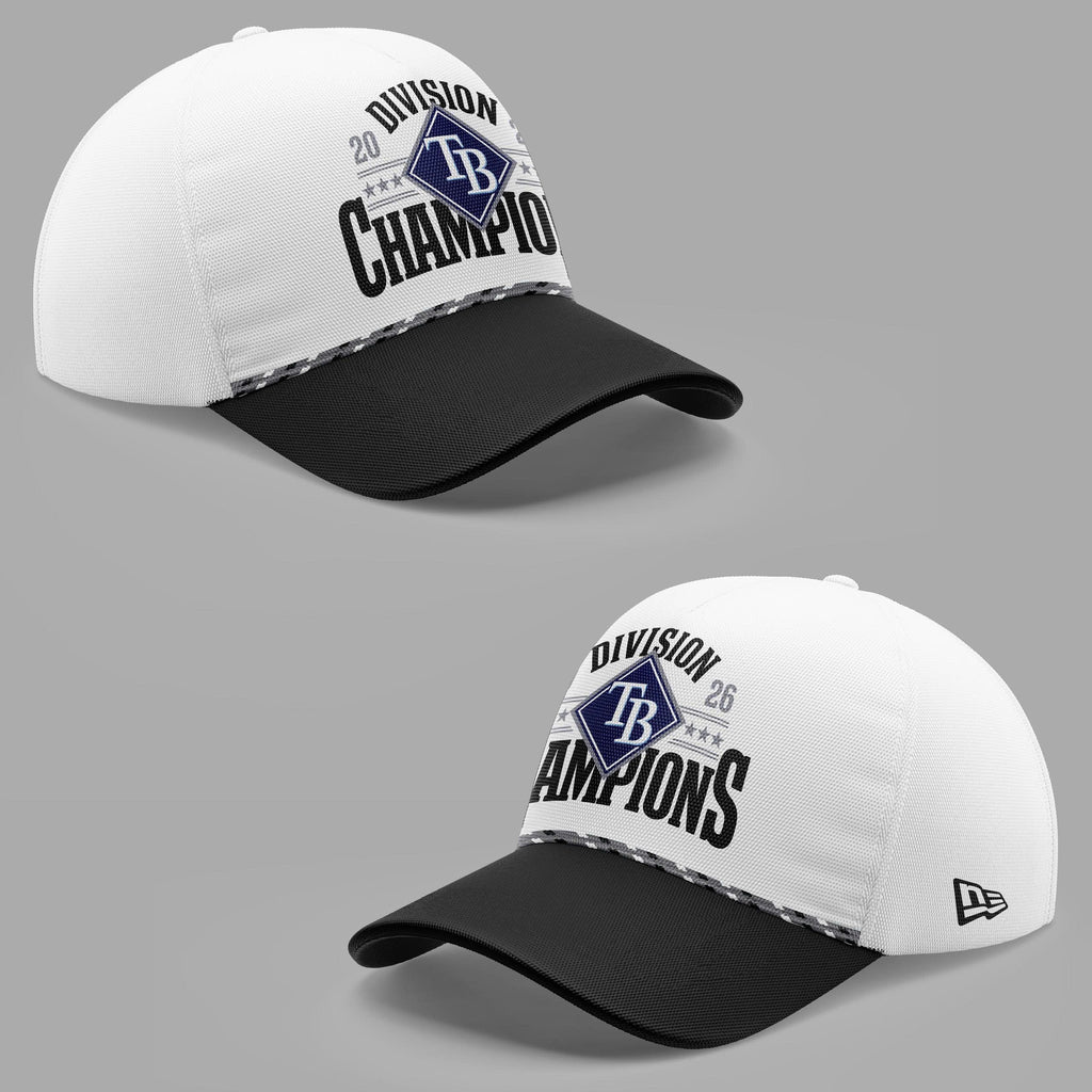 Tampa Bay Rays 2026 AL East Division Champions T-Shirt - Men's Navy Postseason Locker Room Tee