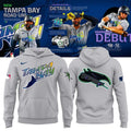 Unisex Gray Tampa Bay Rays 2026 MLB Road Limited Hoodie