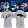 Unisex Gray Tampa Bay Rays 2026 MLB Road T-shirt