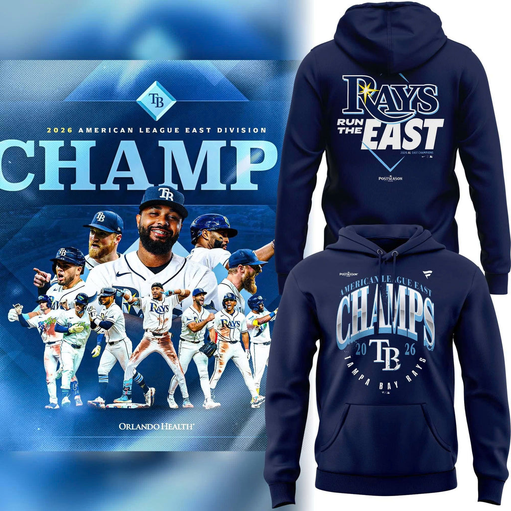 Tampa Bay Rays 2026 AL East Division Champions Hoodie
