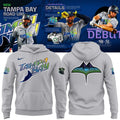 Unisex Gray Tampa Bay Rays 2026 MLB Road Hoodie