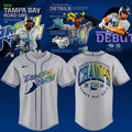 Unisex Gray Tampa Bay Rays 2026 MLB 2026 AL East Division Champions Road Uniform