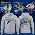 Unisex Gray Tampa Bay Rays 2026 MLB AL East Division Champions Road Hoodie