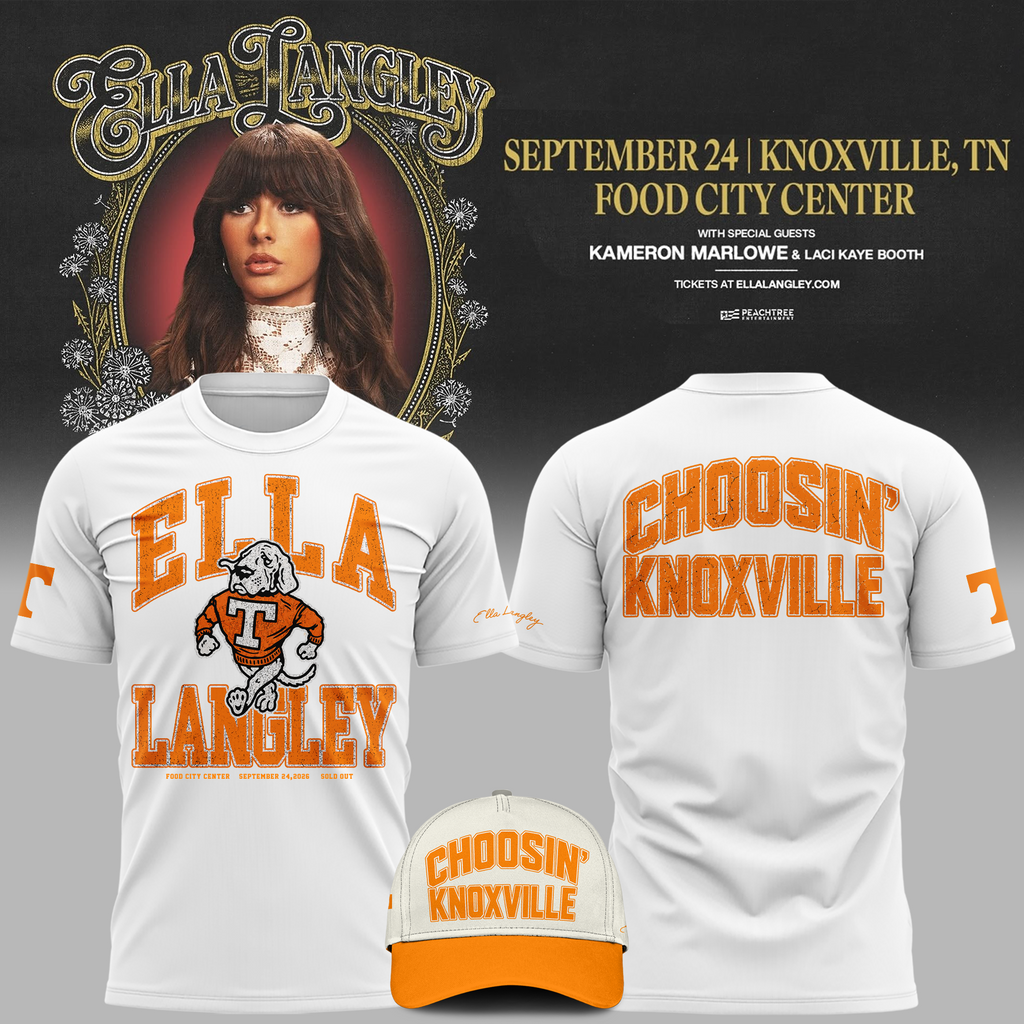 02.Tennessee Volunteers x Ella Langley-The Dandelion Tour 2026 T-shirt