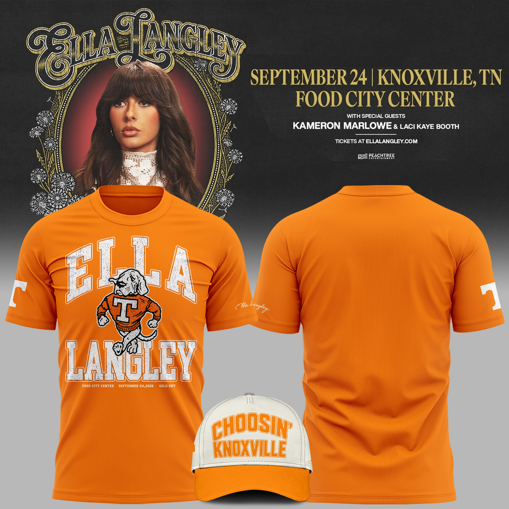 04.Tennessee Volunteers x Ella Langley-The Dandelion Tour 2026 T-shirt