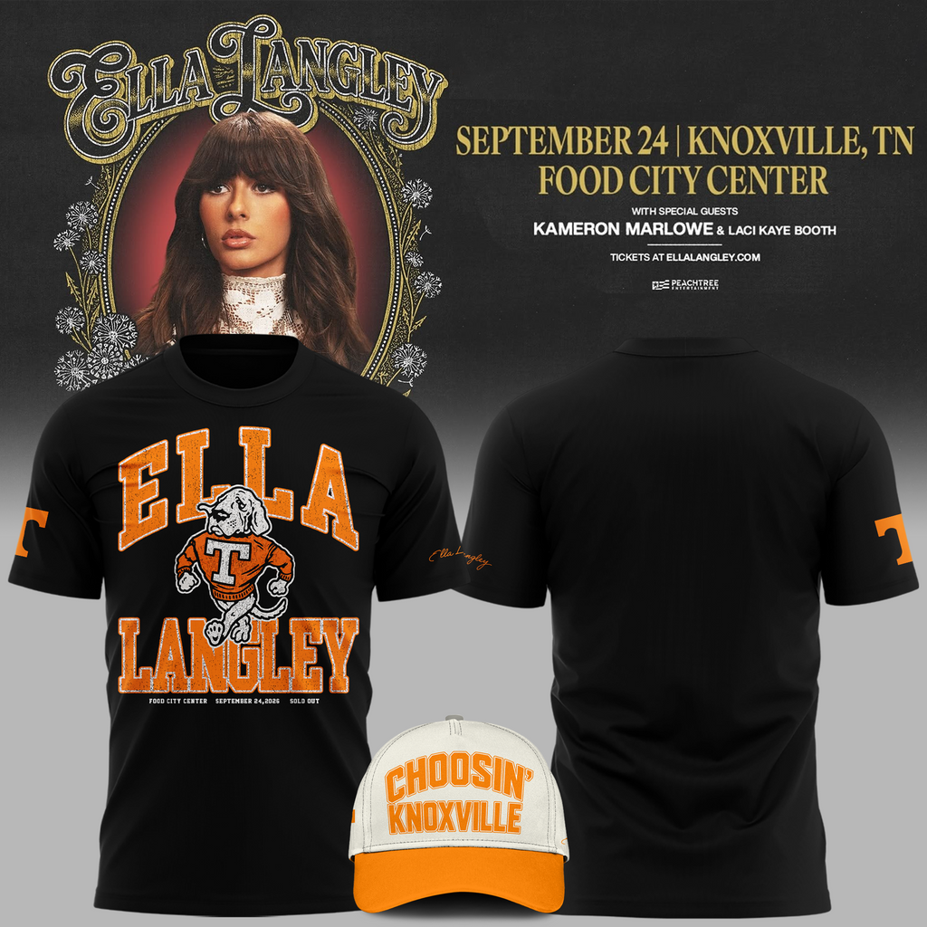 05.Tennessee Volunteers x Ella Langley-The Dandelion Tour 2026 T-shirt