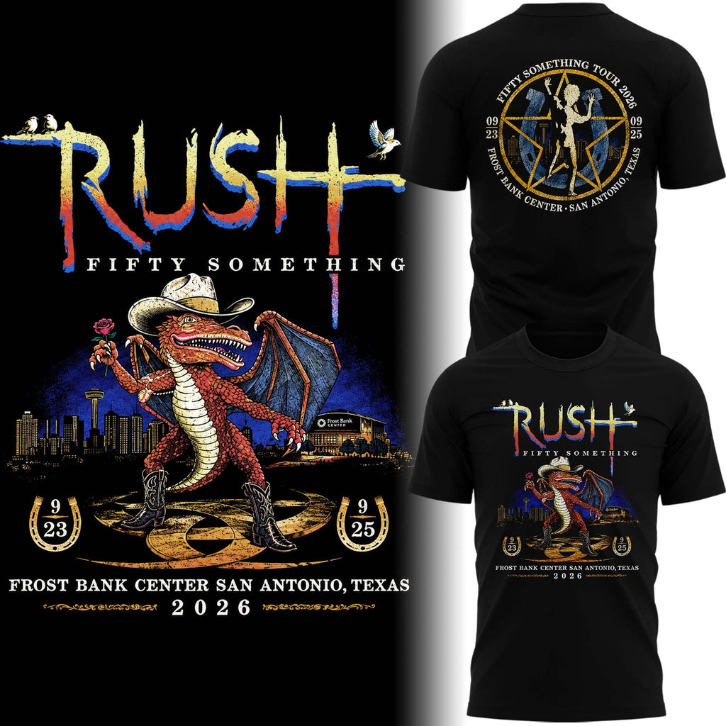 Rush – Fifty Something Tour 2026 • San Antonio, TX T-Shirt