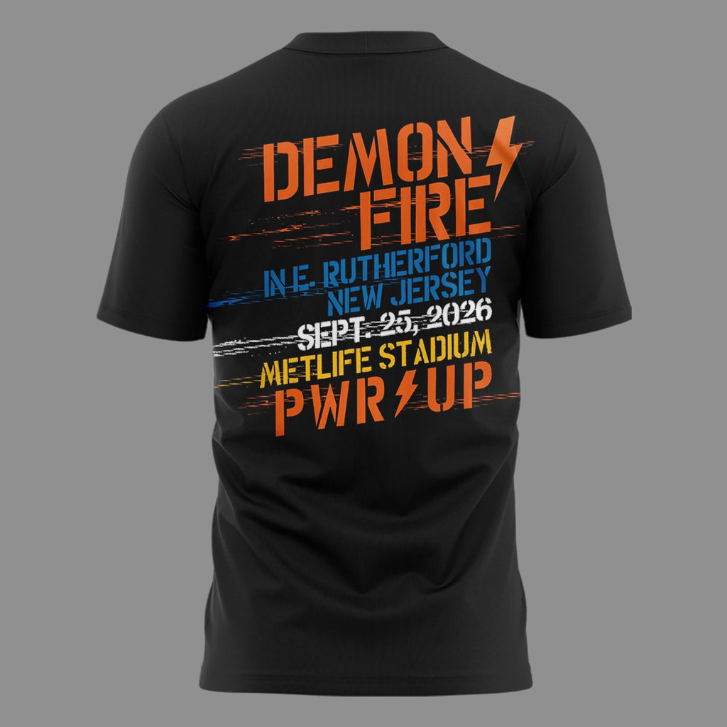 001. Newest Shirt AC/DC x New York Jets Event Shirt- POWER UP TOUR 2026 T-Shirt