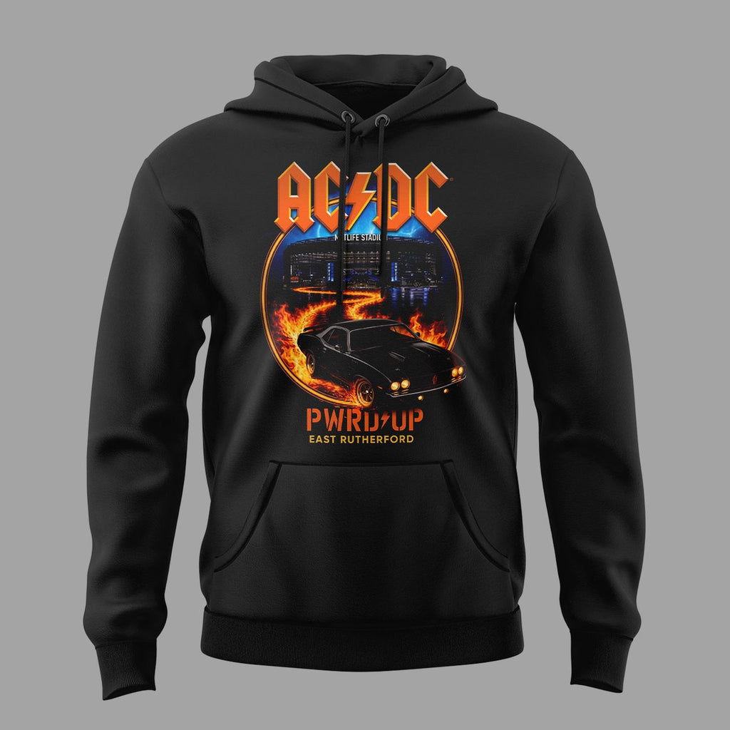 01. Hoodie AC/DC x New York Giants Event Shirt - POWER UP TOUR 2026 Hoodie