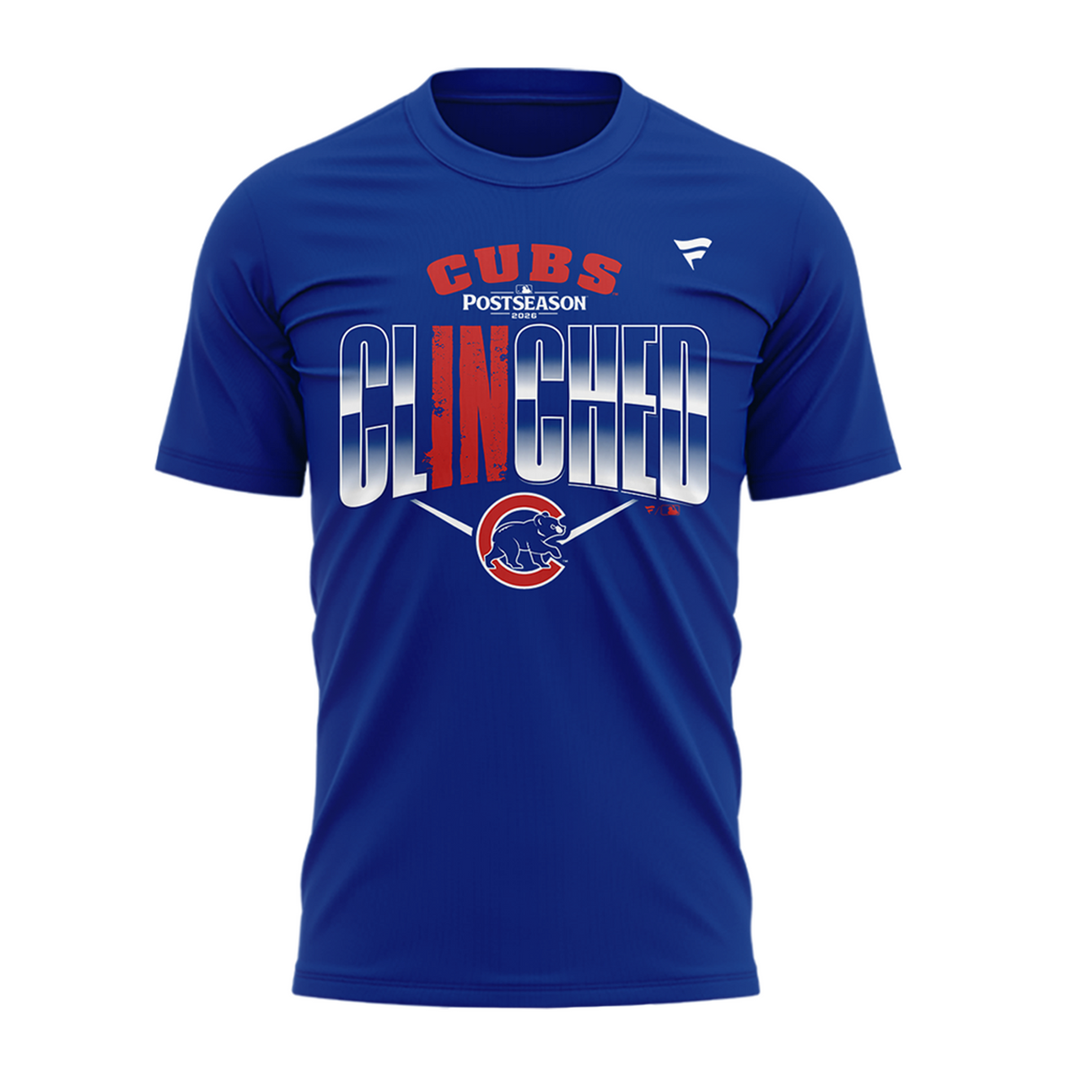 02.Chicago Cubs 2026 MLB Postseason T-Shirt