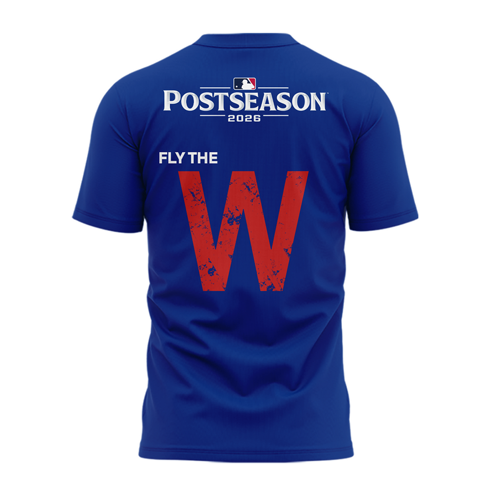 02.Chicago Cubs 2026 MLB Postseason T-Shirt