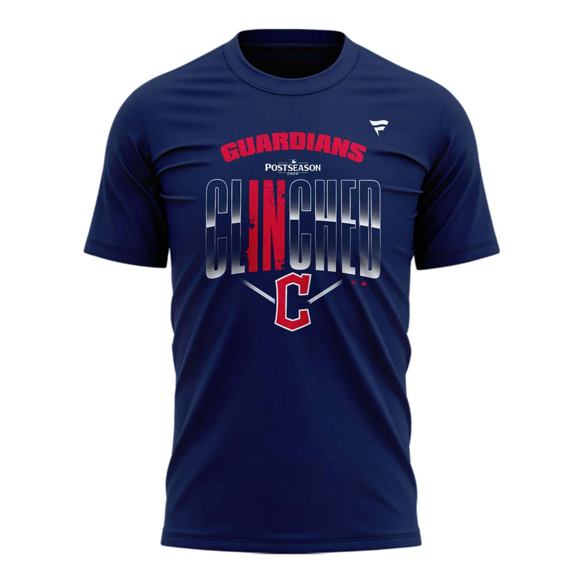 Cleveland Guardians Navy 2026 MLB Postseason Locker Room T-Shirt