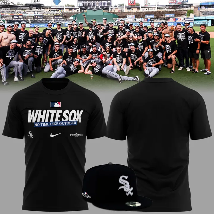 42. Special Shirt Chicago White Sox No Time Like October - Fall In 2026 MLB Postseason T-Shirt