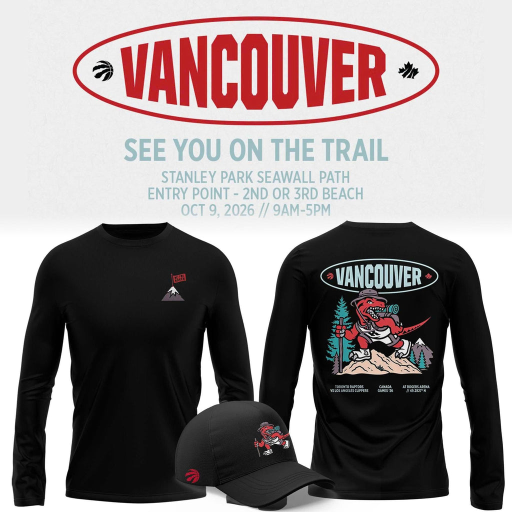 Limited Edition 2026 Toronto Raptors "Vancouver Canada Games" Long Sleeve Shirt